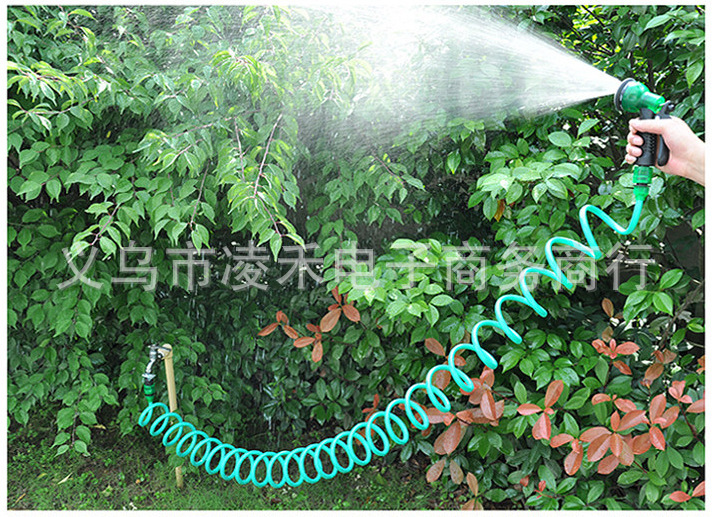 Vòi tưới cây đa năng TH Garden - Vòi xịt nước tưới cây 7 chế độ - Lò xo co giãn chịu áp - Xịt rửa xe đa năng