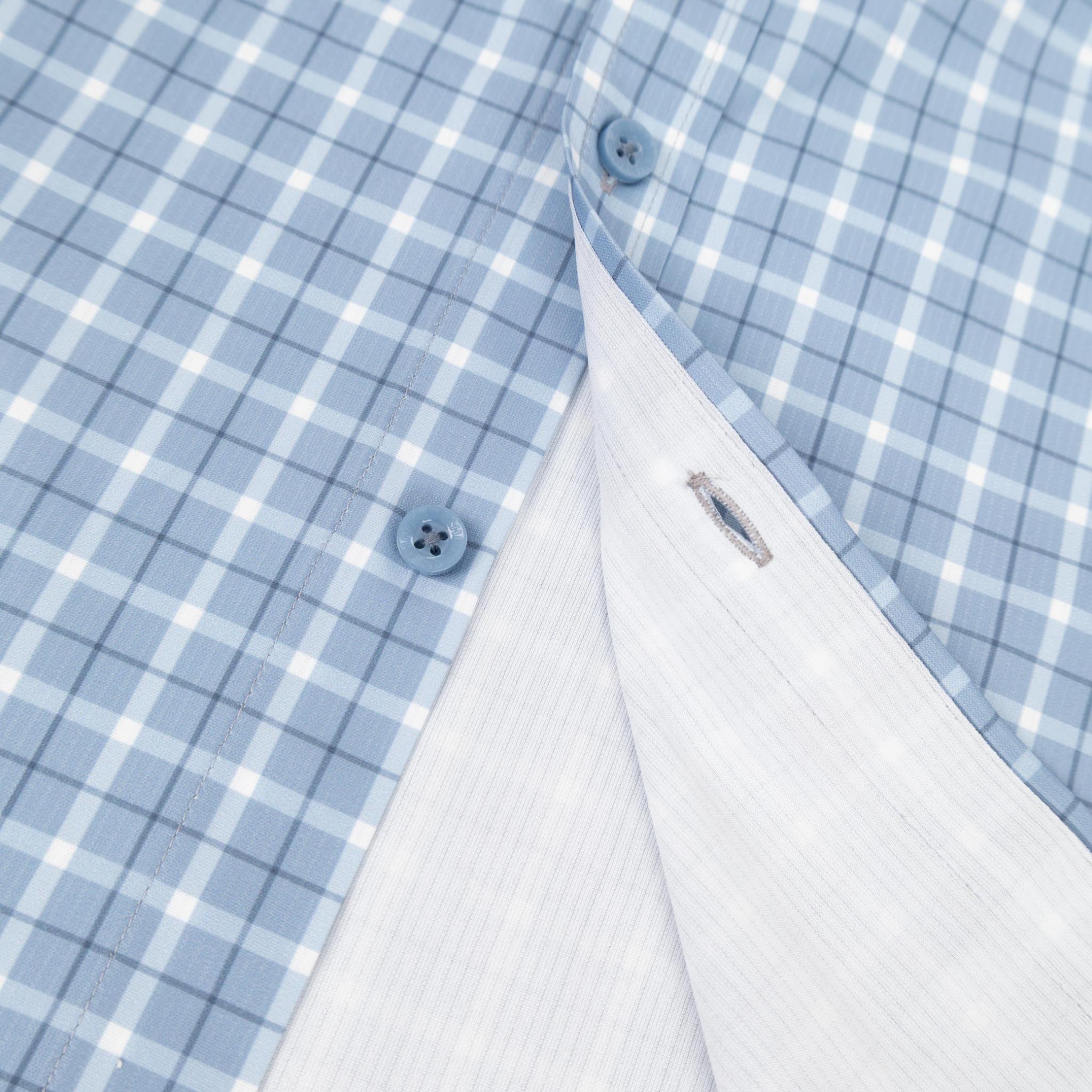 Áo sơ mi nam KHATOCO Smart Fit ngắn tay A1MN538S2-CNCR879-2711-N