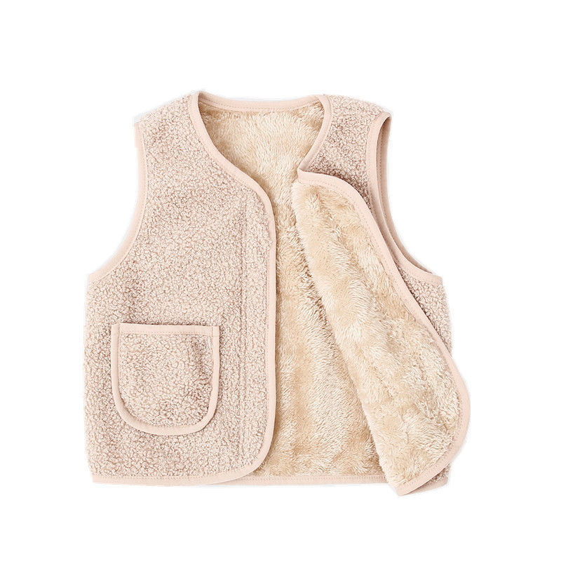 Áo ấm long cừu mềm mịn dày giữ ấm tốt cho bé gái và trai từ 8-40kg