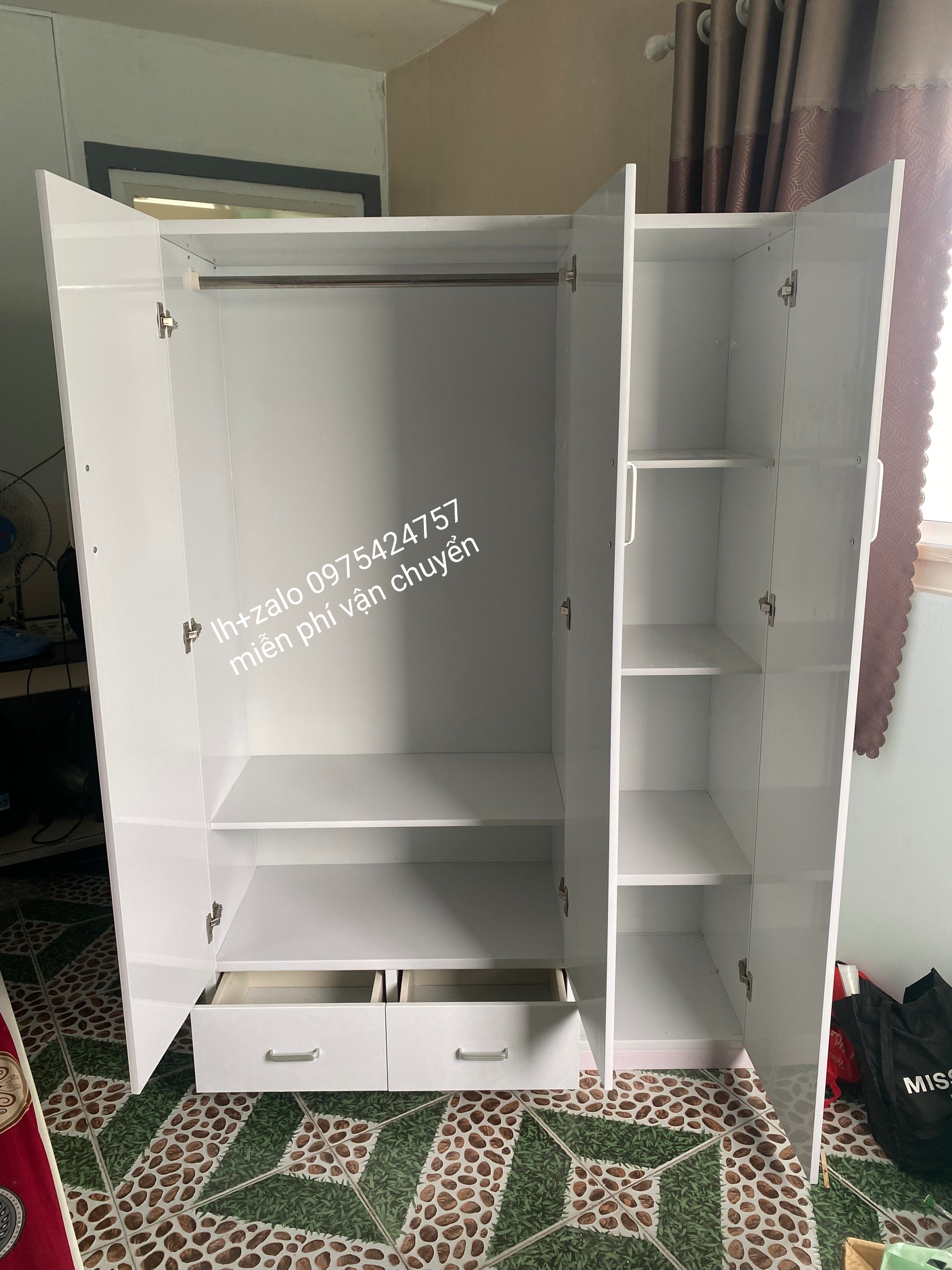 Tủ nhựa đài loan 3 cánh
