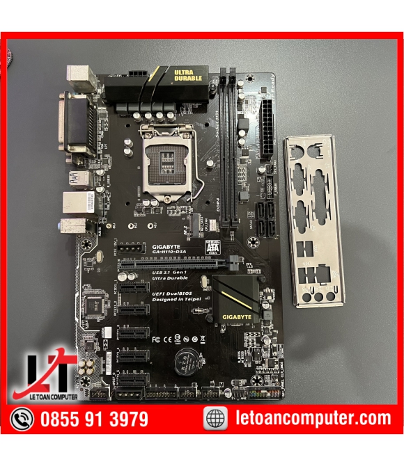 Mainboard Gigabyte H110M-D3A Socket 1151v2 - Hàng Chính Hãng