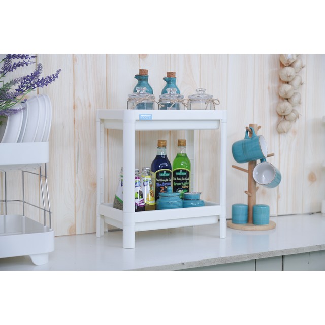 Kệ Đa Năng Tokyo 2 Tầng Bằng Nhựa Cao Cấp Inochi Nhật Bản  - Giao Màu Ngẫu Nhiên