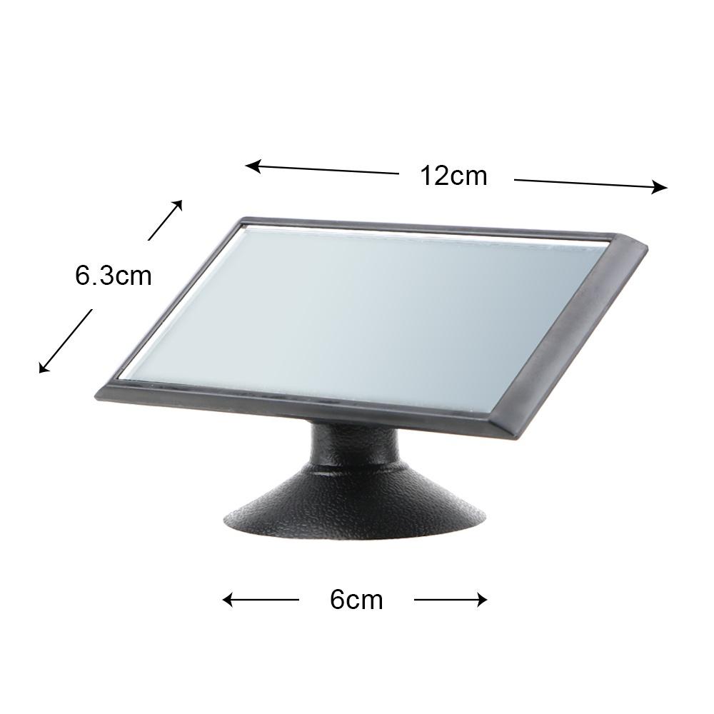 Gương chiếu hậu có giác hút xoay 360 độ gắn lưng ghế xe hơi