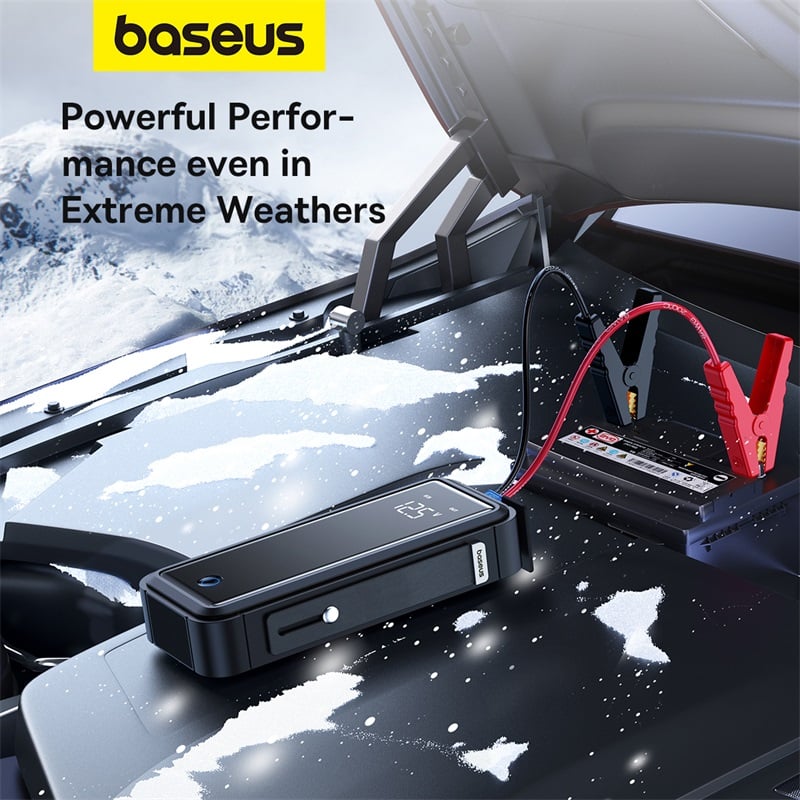 Bộ Kích Bình Siêu Tụ Dùng Cho Xe Hơi Baseus Super Energy Mega Series Supercapacitor Car Jump Starter 3000A - Hàng chính hãng