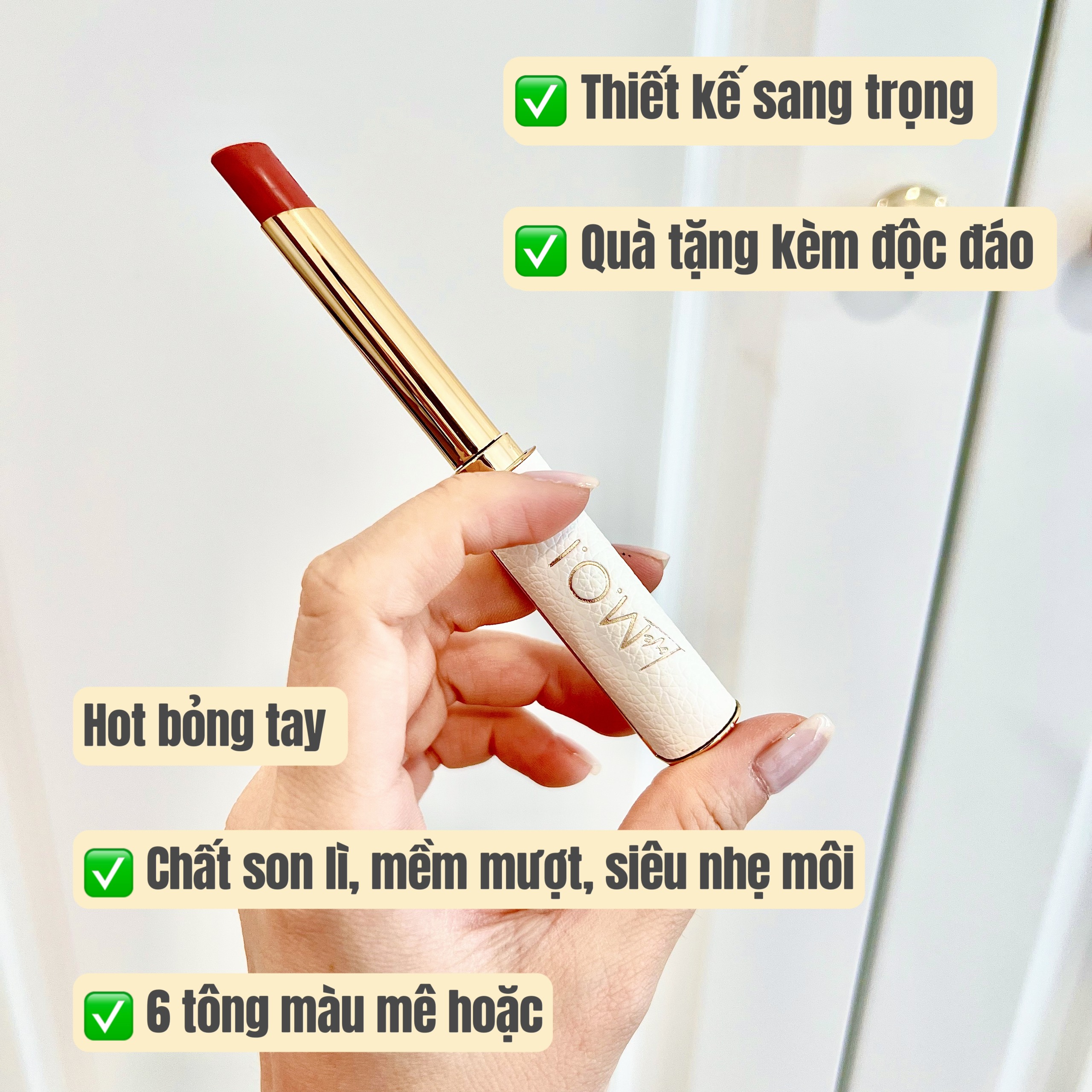 SON THỎI CAO CẤP LOVE M.O.I PHIÊN BẢN GIỚI HẠN HỒ NGỌC HÀ (2023)