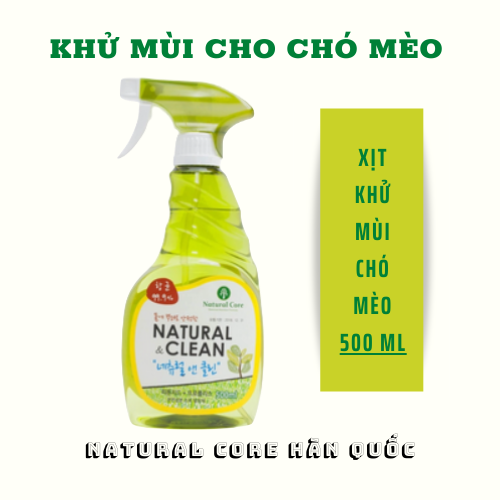 Xịt Khử Mùi Diệt Khuẩn Cho Thú Cưng Natural Core NC301 (500ml)