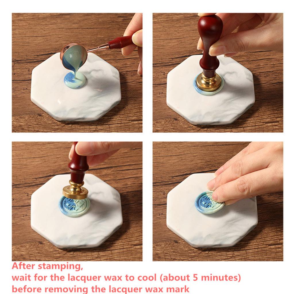 Wax Seal Stamp Ceramics Demoulding Pad Coasters Envelope Packaging