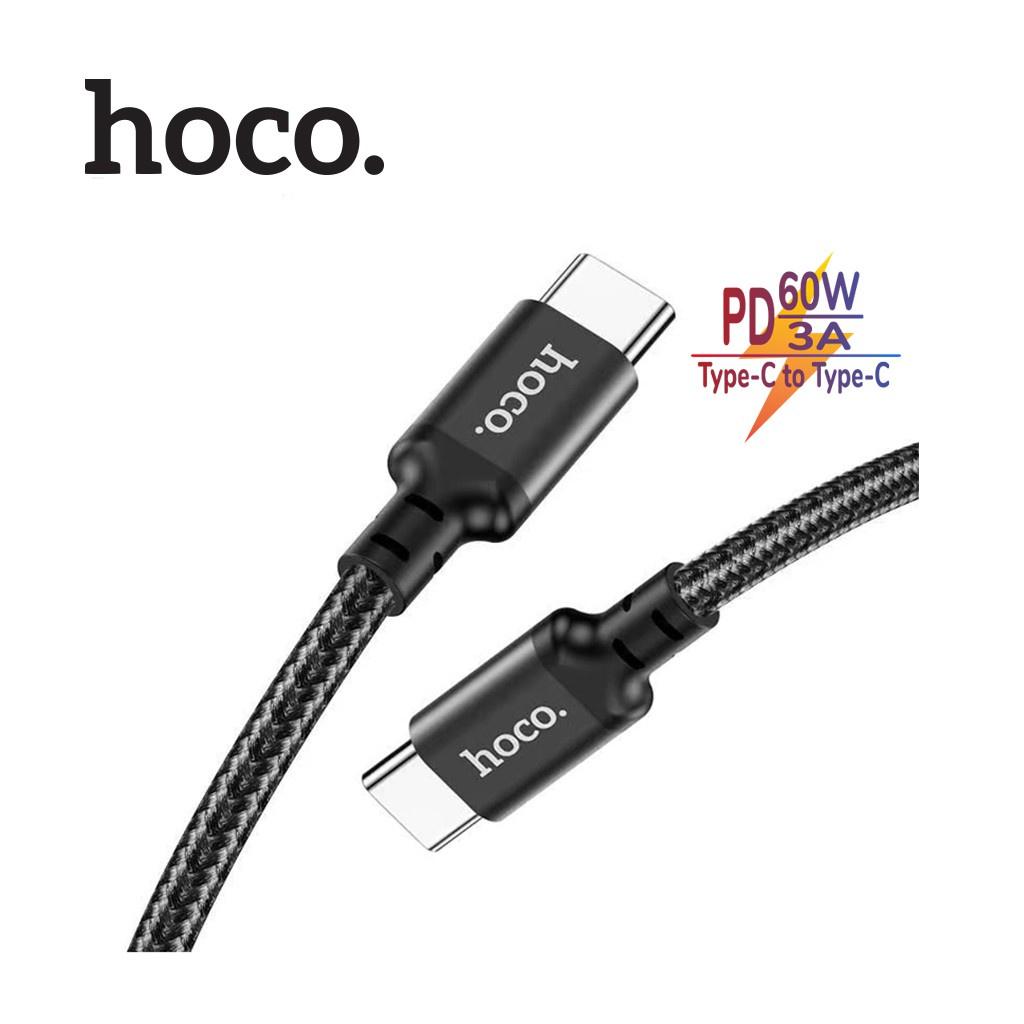 Cáp Sạc Nhanh 60W PD Cho Samsung, Xiaomi, Oppo, Android - Dây Sạc Type-C To Type-C Hoco X14 Dây Dù Siêu Bền - Hàng Chính Hãng