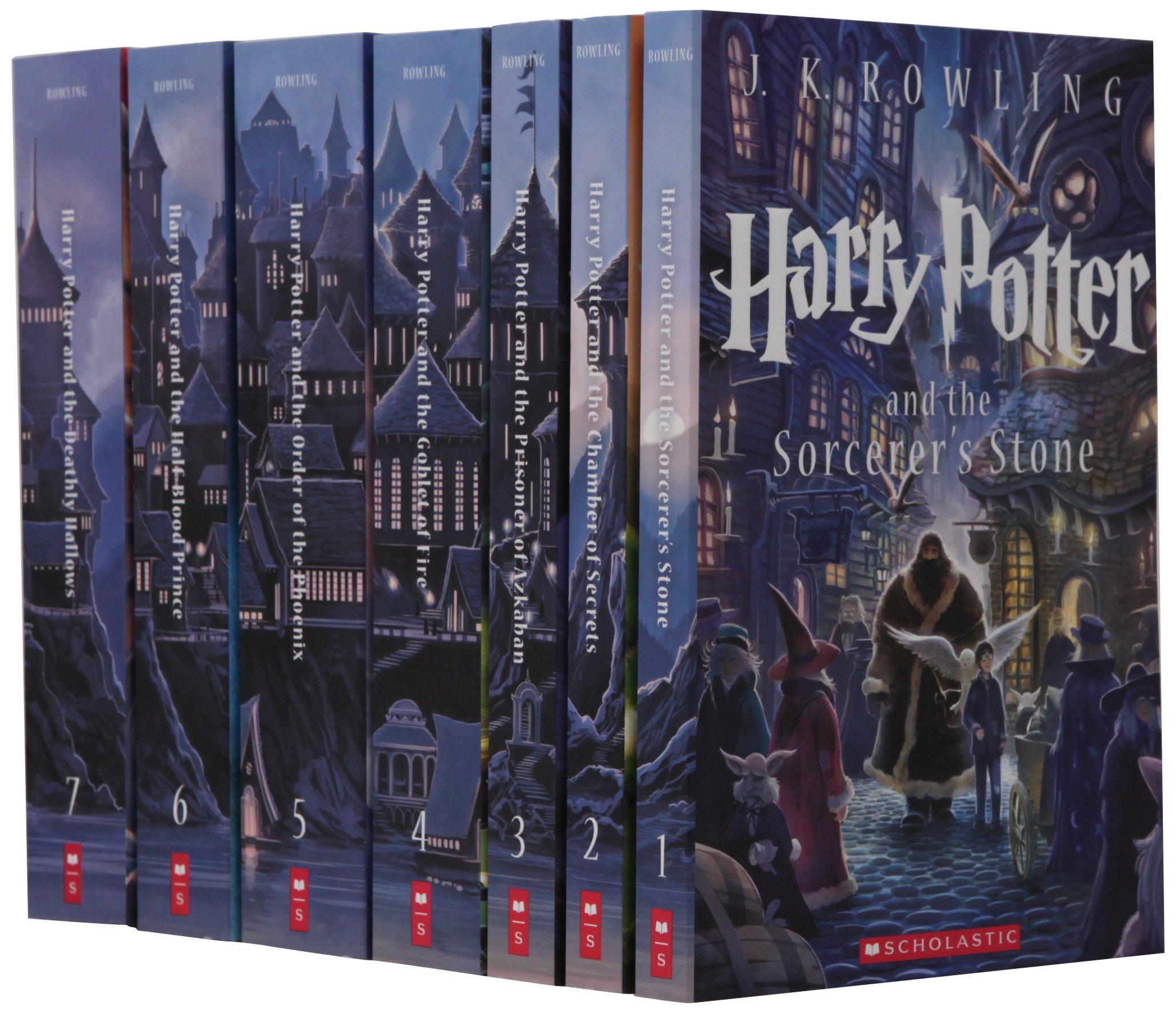 Harry Potter: Special Edition Paperback Boxed Set: Books #1 to 7 (Scholastic US Version) (English Book)