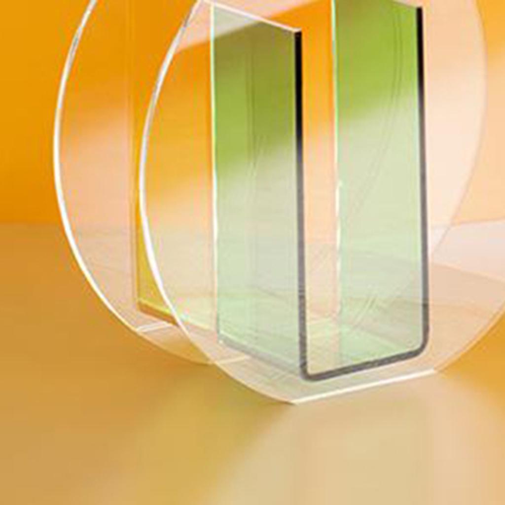 Acrylic Vase Flower Planter Pots Container Home Garden Decoration