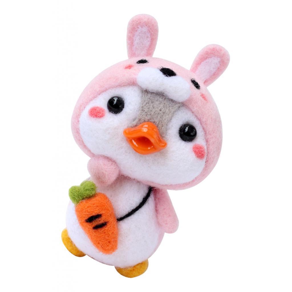 Lovely Needle Felting Animal Kit Felted Animals Needle Felting Starter Kit for Kids Beginners Art Projects with Basic Tools 6 x 4.5cm
