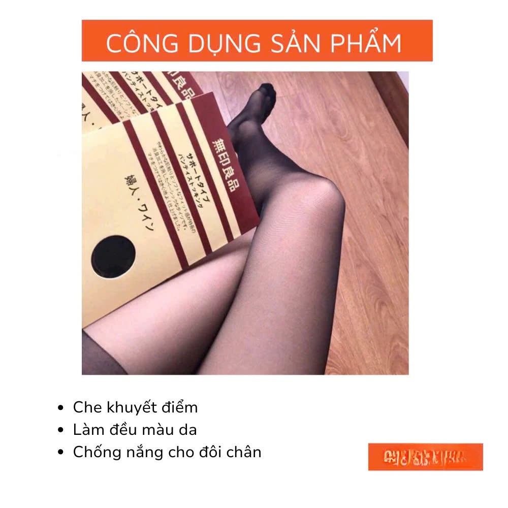COMBO 2 Quần Tất, vớ quần tàng hình thêu sợi siêu mỏng, siêu dai Siêu Ấm MÀU ĐEN VÀ DA Văn Phòng Du Lịch Dã Ngoại Phượt