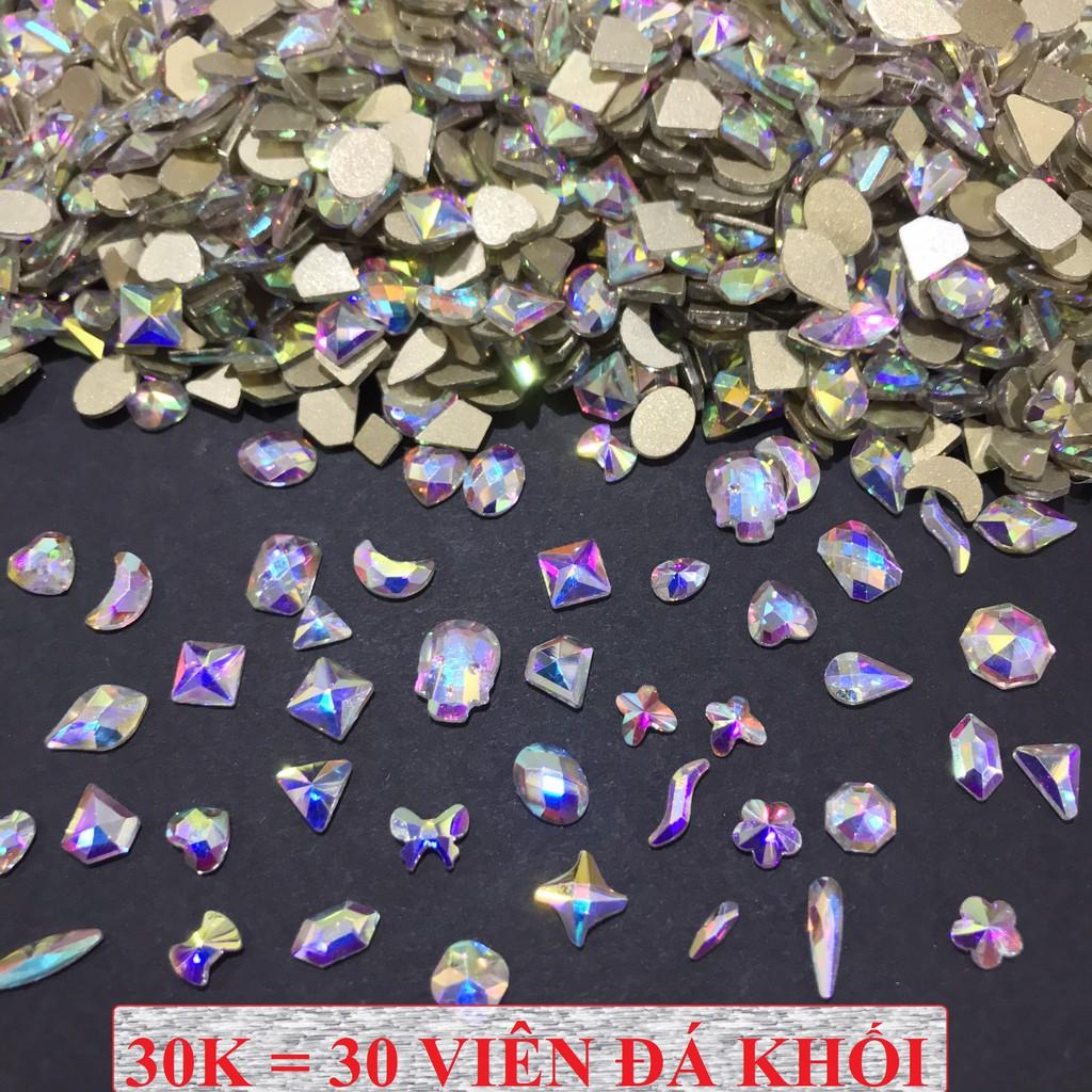 Đá Khối Gắn Móng 30 Viên 30k Mix Hình