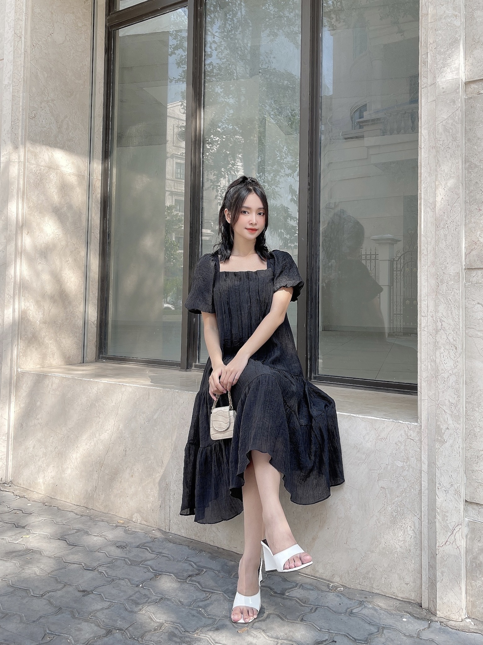 OLV - Đầm Agnes Puff Sleeve Dress