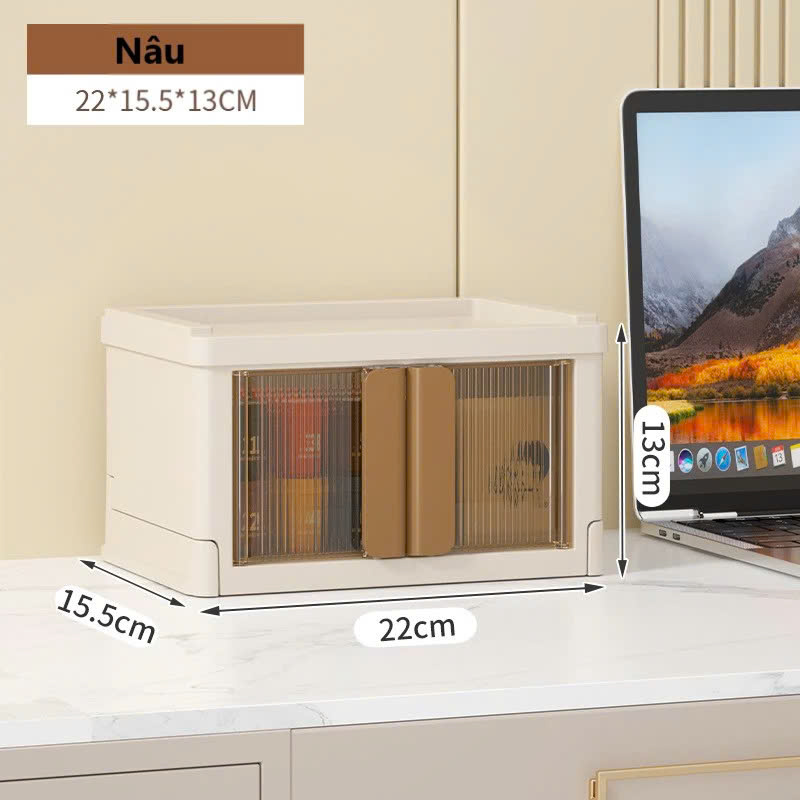 Hộp Nhựa Đựng Đồ Đa Năng Có Nắp Đậy Cao Cấp Có Thể Tháo Lắp Tiết Kiệm Không Gian