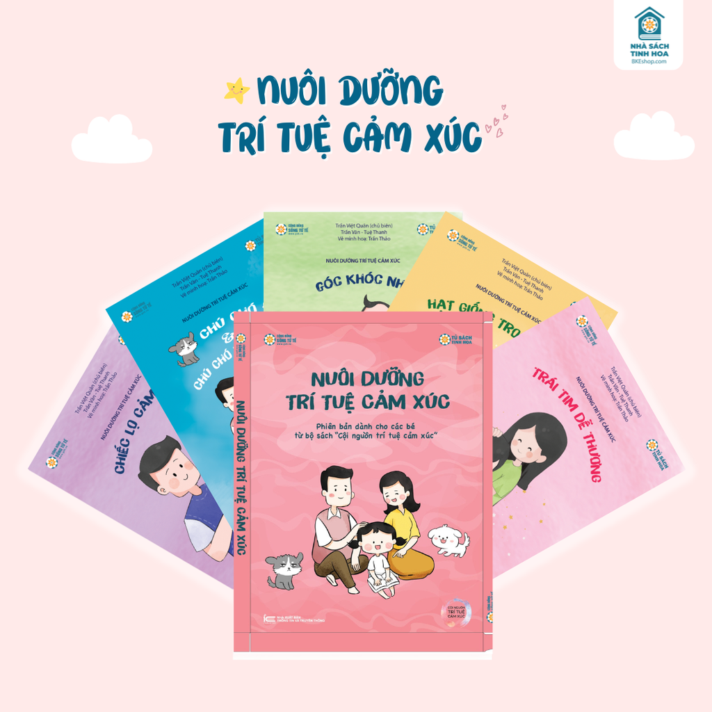 Sách - Bộ sách cho bé - Nuôi dưỡng trí tuệ cảm xúc - BKEShop