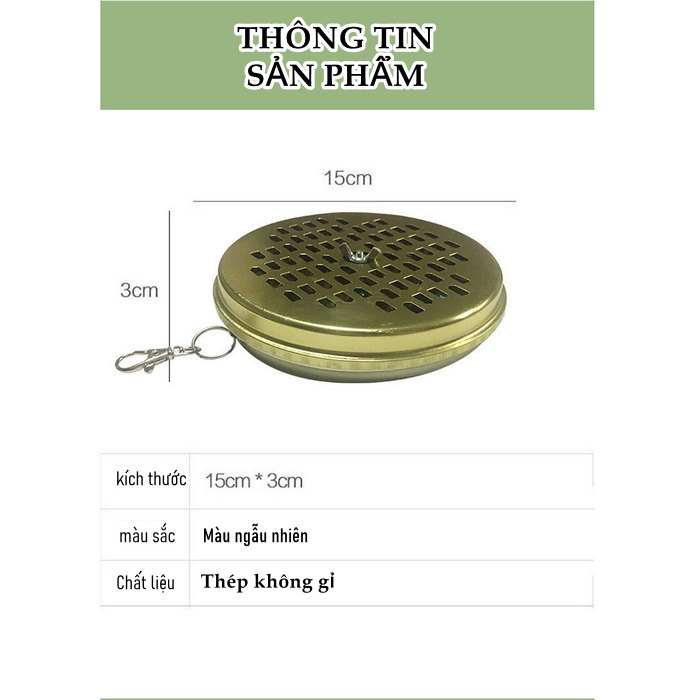 Hộp Đựng Nhang Muỗi Dạng Treo Tiện Dụng An Toàn