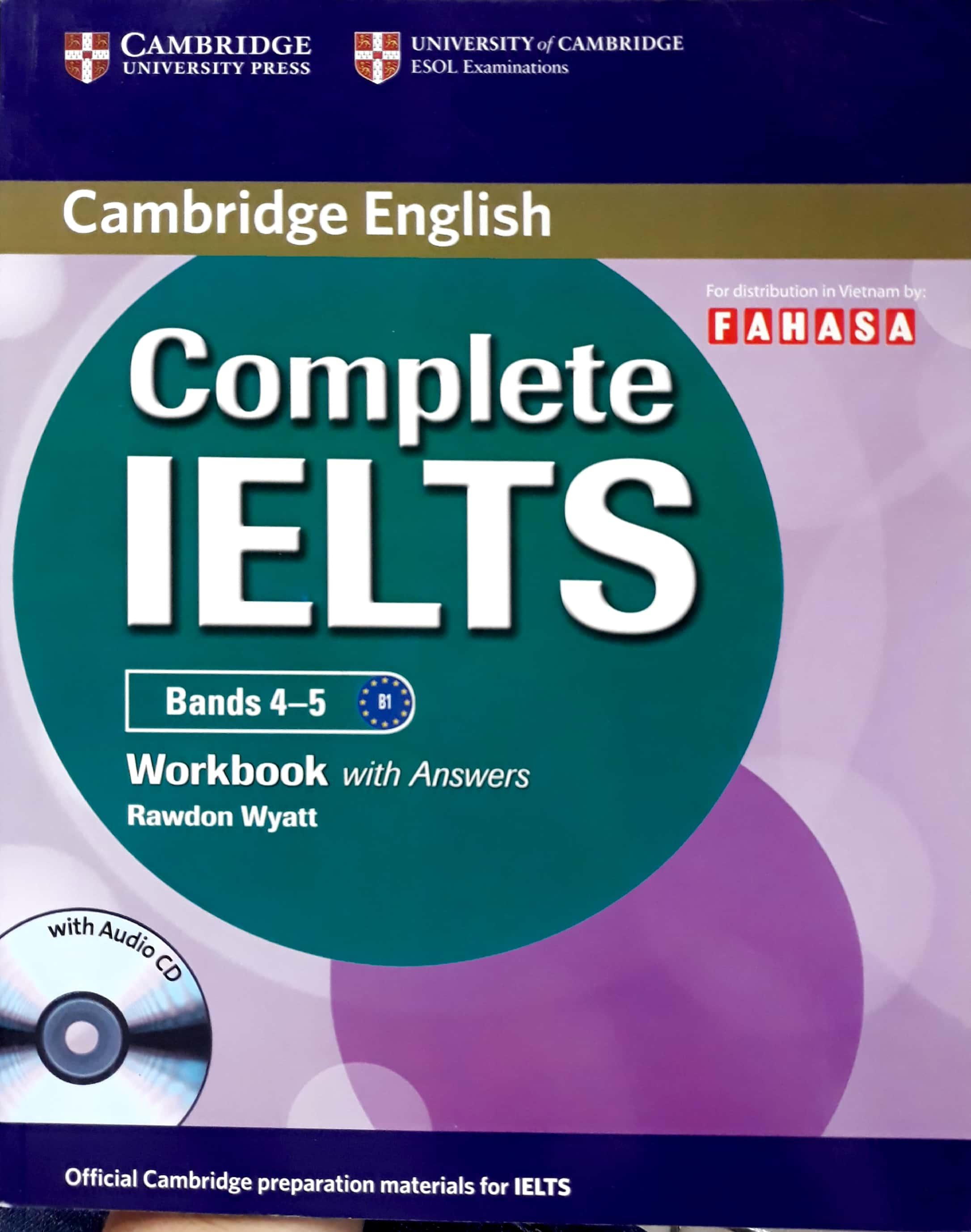 Hình ảnh Complete IELTS B1 Workbook with answer & Audio CD