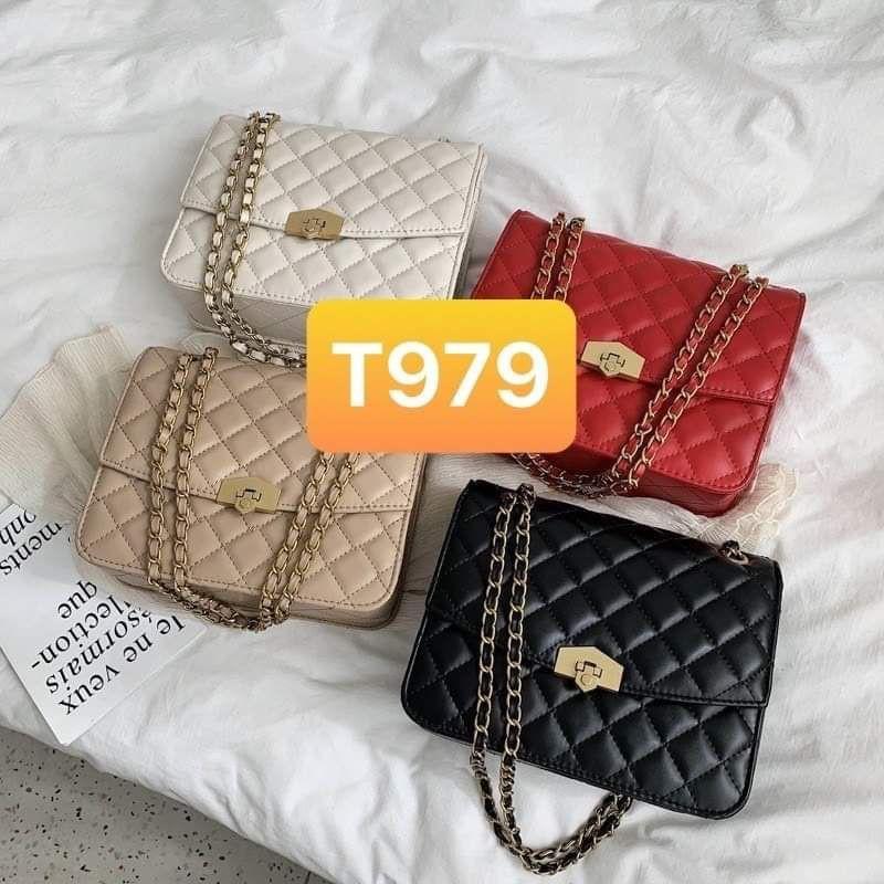 Túi Đeo Chéo Nữ Kiêm Đeo Vai Da Mềm Phong Cách Hot T979