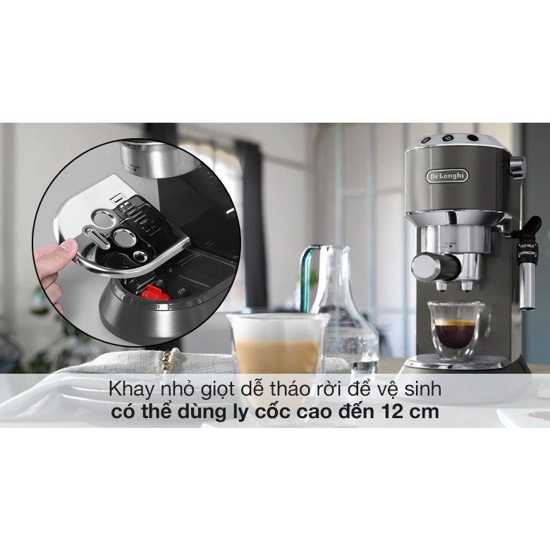 Máy pha cà phê Delonghi EC785 phiên bản cải tiến cho gia đình và văn phòng