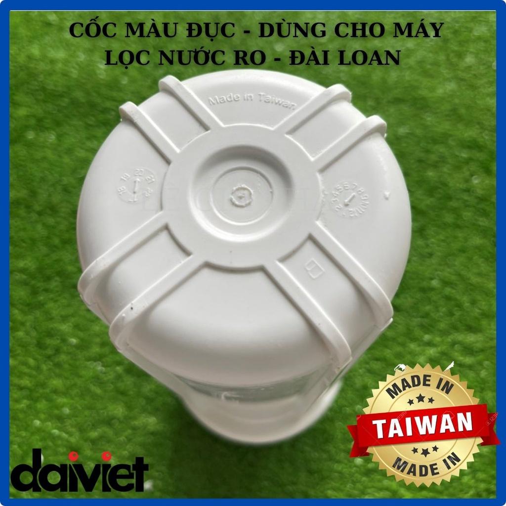 Cốc Lọc Nước Thô Trong - Màu 10inch, Máy RO, Co Nối Nhanh - Hàng chính hãng