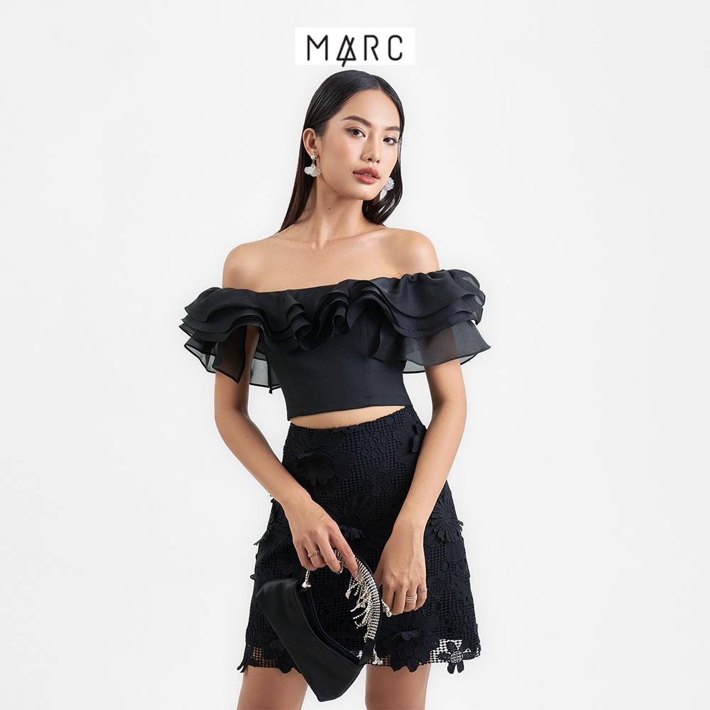 Váy ren nữ MARC FASHION hoa 3D mini form A TRLH113022