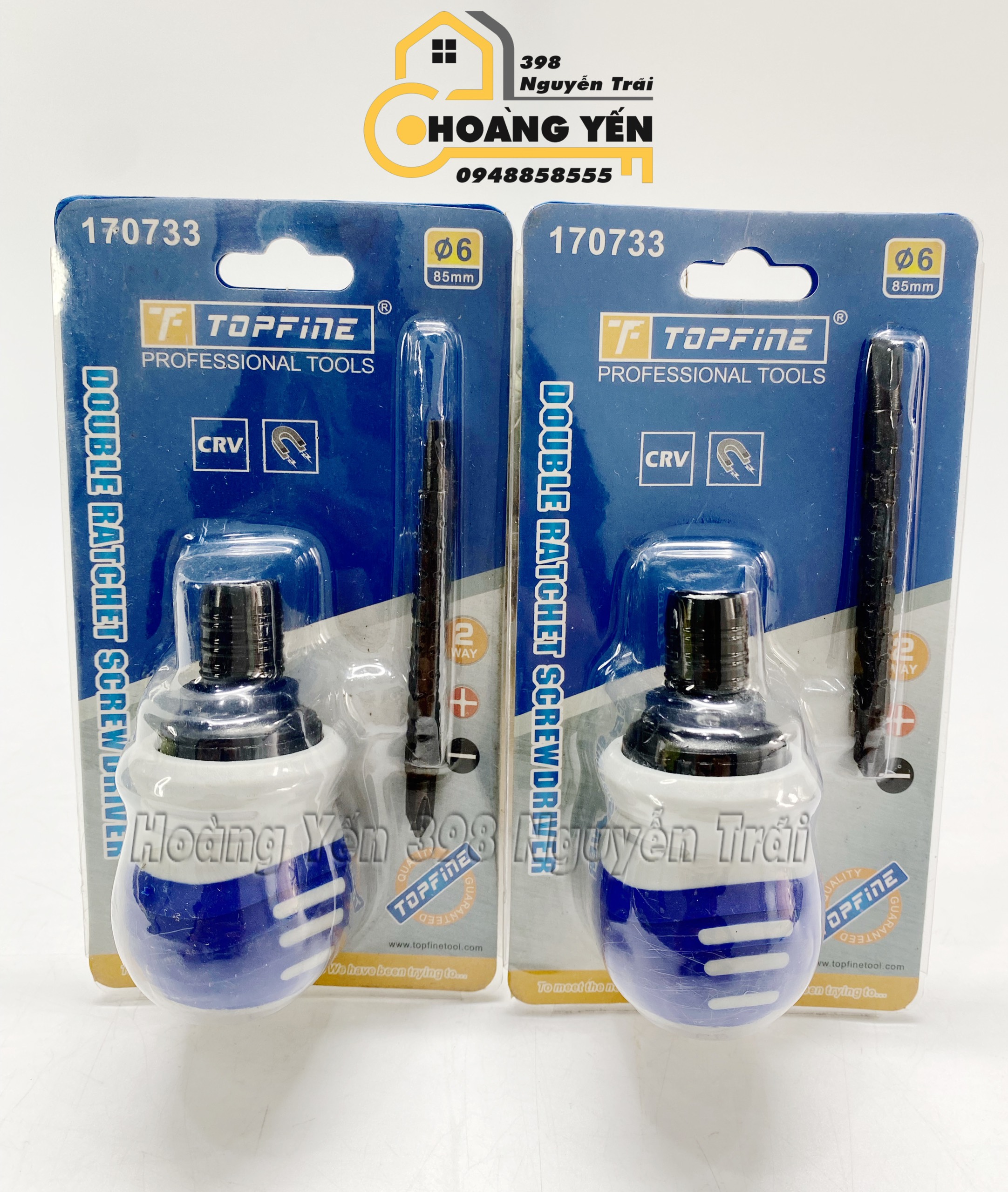 Tô vít đổi đầu trợ lực TỰ ĐỘNG TOPFINE 85mm TF170733 Tô vít 2 đầu có từ tính Tô vít có nam châm Tô vít lùn có nam châm Tô vít lùn đổi đầu có nam châm trợ lực tự động
