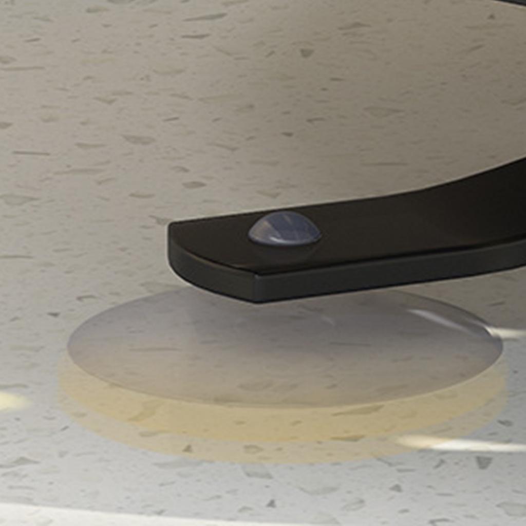 Turntable Spice Rack 9 inch Black Kitchen Spice Organizer for Cooking Jars