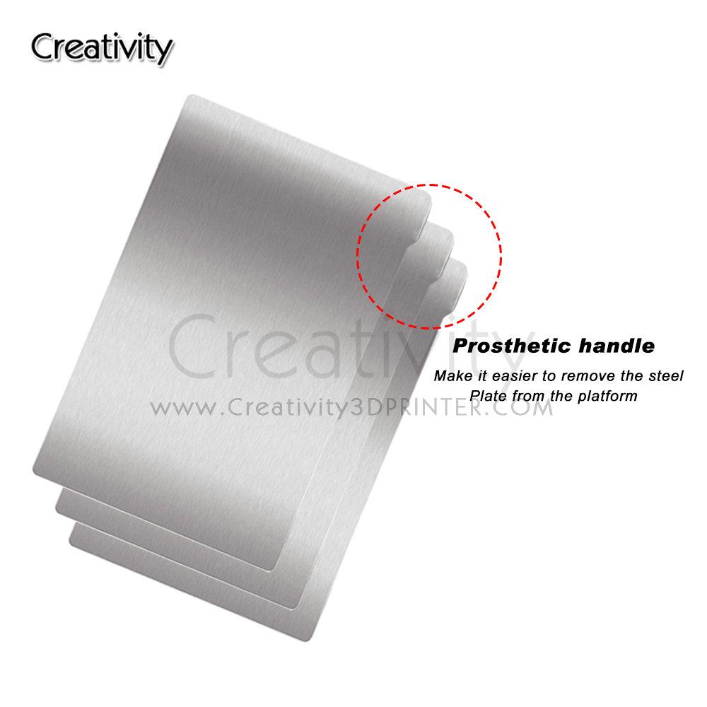 Creativity Spring Steel Tấm đế từ tính linh hoạt cho máy in 3D Photon/S/X/Mono SE/X/Elegoo Mars/Pro/2Pro/LD-002H