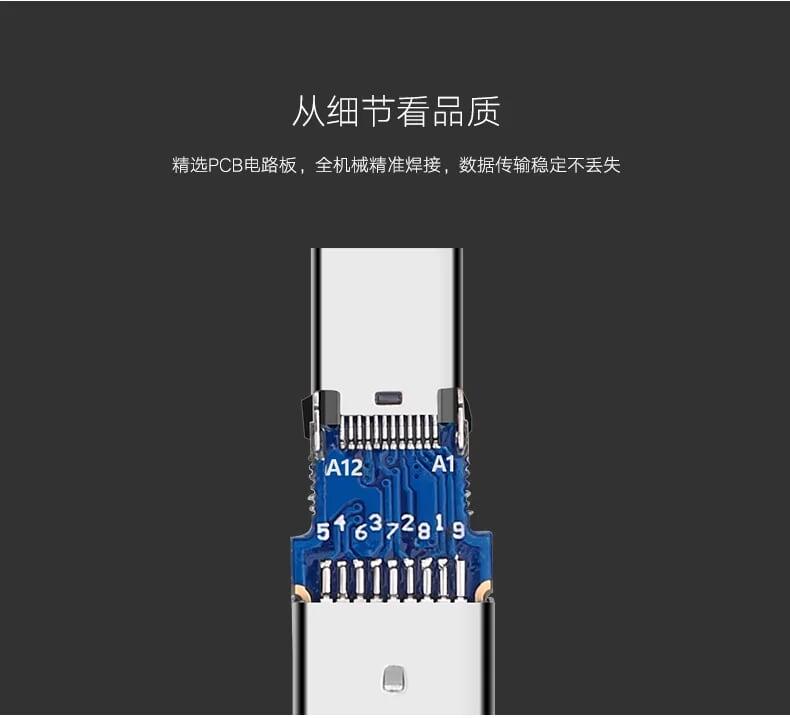 Ugreen UG30705US204TK Màu Xám Đầu chuyển đổi USB 3.0 sang TYPE C vỏ nhôm cao cấp - HÀNG CHÍNH HÃNG