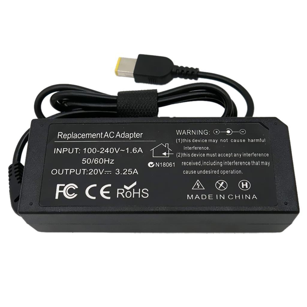 20V 65W 3.25A AC-DC Adapter Power Supply Charger Universal for Laptops