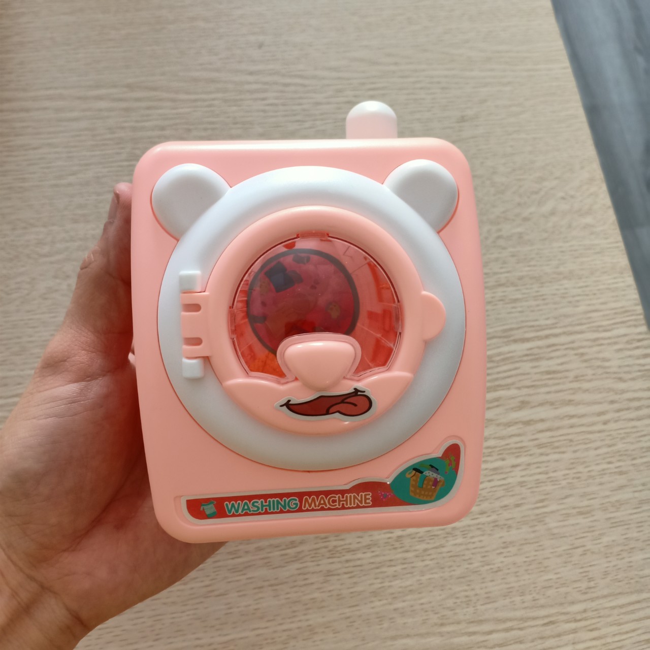 Máy giặt mini đồ chơi nội thất nhà búp bê