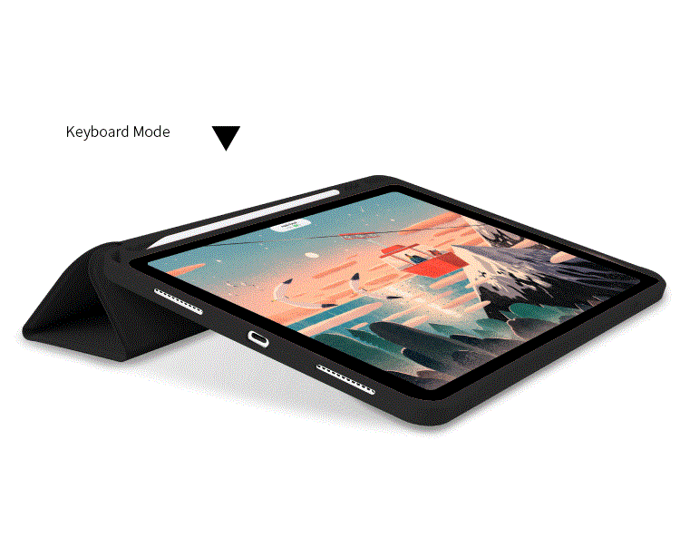 Smart Cover Silicon bảo vệ iPad có khe cắm Pen đủ size- Hàng nhập khẩu