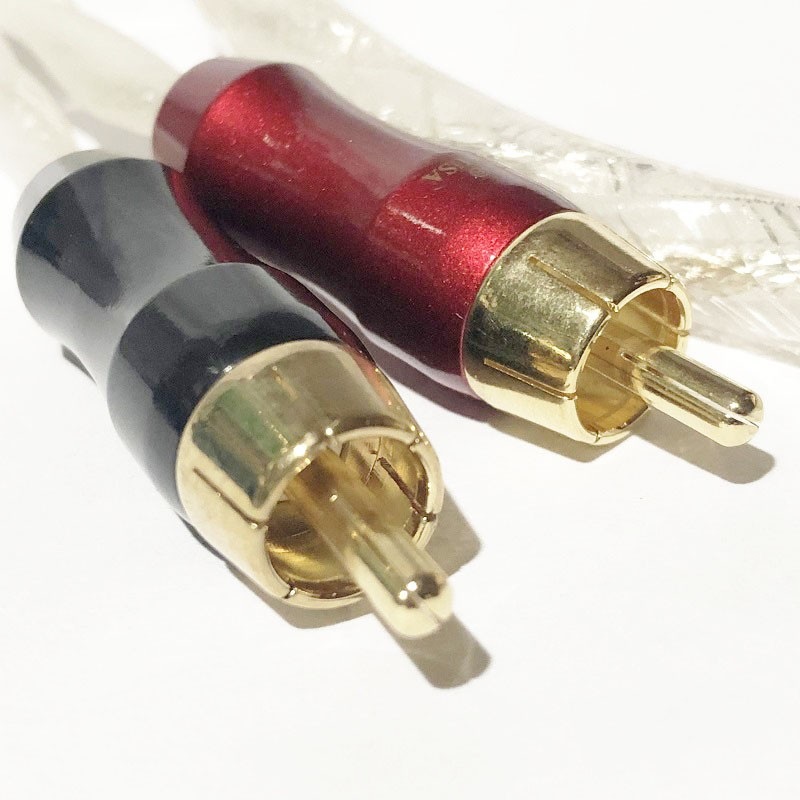 ROGTZ Dây Âm Thanh AV 2 Ra 2 Liton USA Chuẩn Chất Âm Lõi Đồng Pha Mạ Bạc Chống Nhiễu Cao Cấp - Hàng Nhập Khẩu