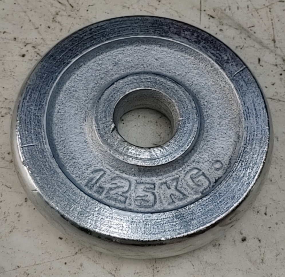 Tạ Đĩa Mạ Crom Cao Cấp Chrome Weight Plates, Đĩa Tạ Gắn Đòn Tập Tay - Phuy Tạ 27mm (1 Đĩa Tạ)