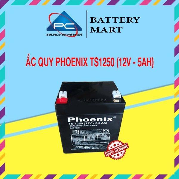 Ắc Quy PHOENIX TS1250 12V-5Ah - Chuyên Dùng Cho Nguồn Dự Phòng (UPS, Inverter, ...)