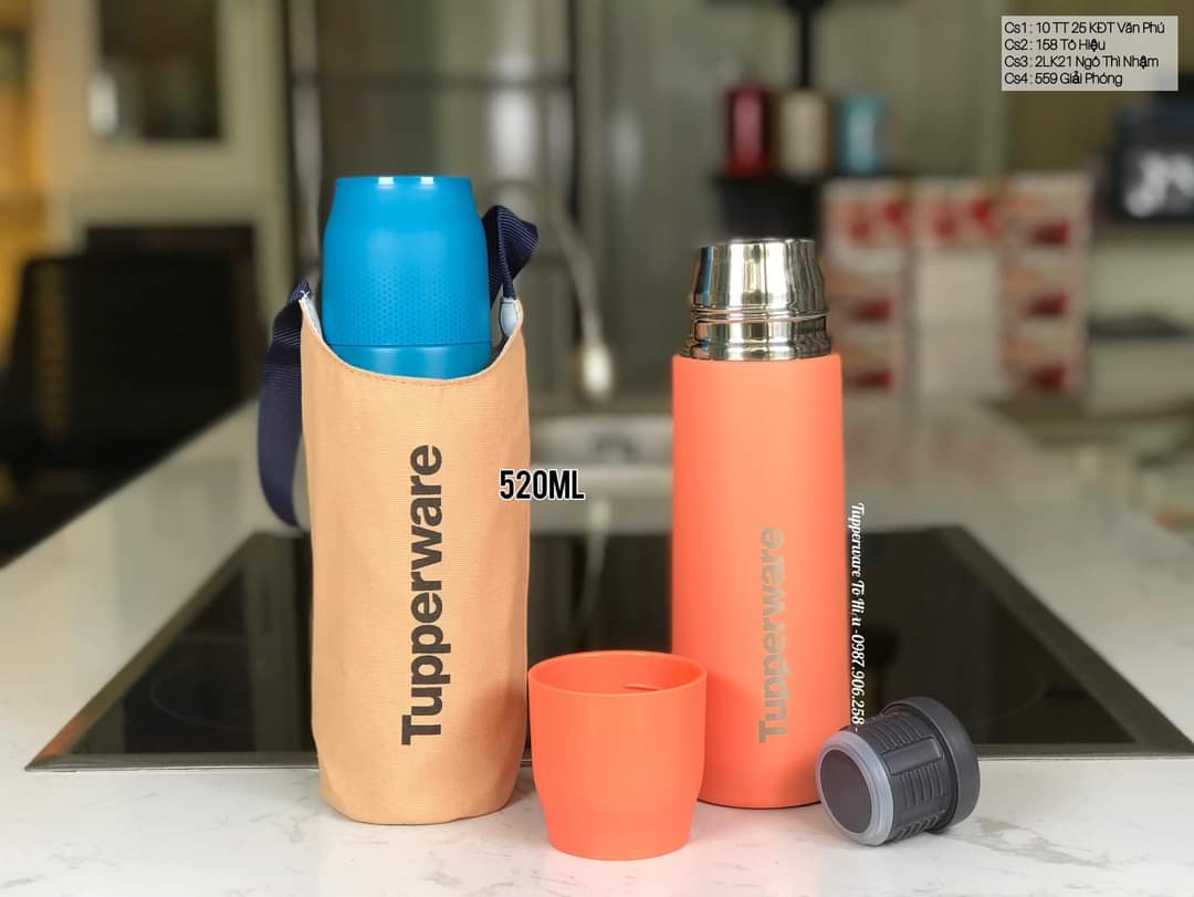 Bình giữ nhiệt Tupp Buddy 520ml - Tupperware hàng chính hãng