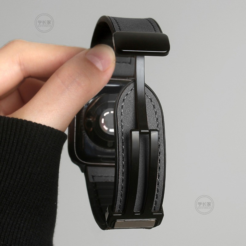 Dây đeo khóa từ tính dành Cho đồng hồ thông minh Redmi Watch 4 - Redmi Watch 5 - Mi band 8 Pro - Dây da đeo 22mm cho smartwatch - Hàng nhập khẩu