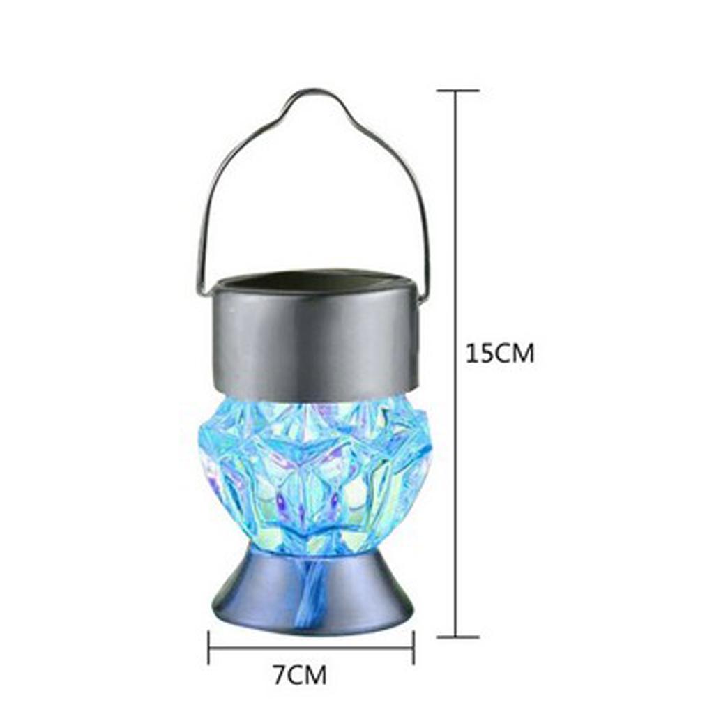 Rotatable Outdoor Solar Power Waterproof Hanging Camping Lantern Lamp Light