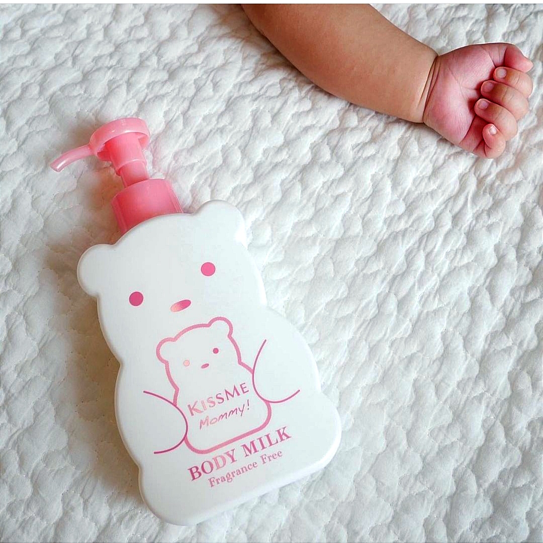 Sữa Dưỡng Thể Kissme Mommy Body Milk Cấp Ẩm Dành Cho Bé Từ 6 Tháng Tuổi Và Làn Da Nhạy Cảm