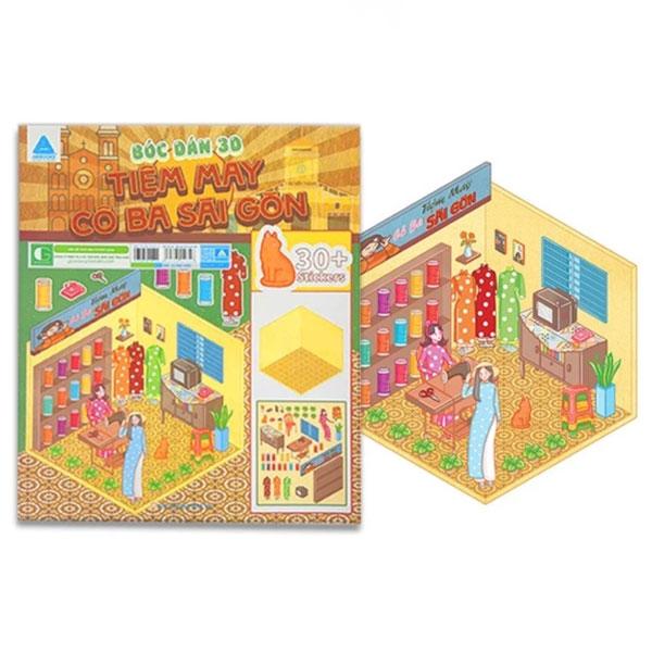 Sách - Bóc Dán 3D - Tiệm May Cô Ba Sài Gòn