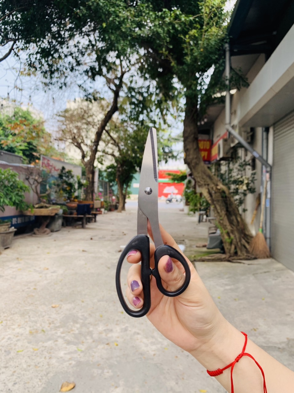 Combo 03 Kéo văn phòng Echo Metal 180mm hàng nội địa Nhật Bản