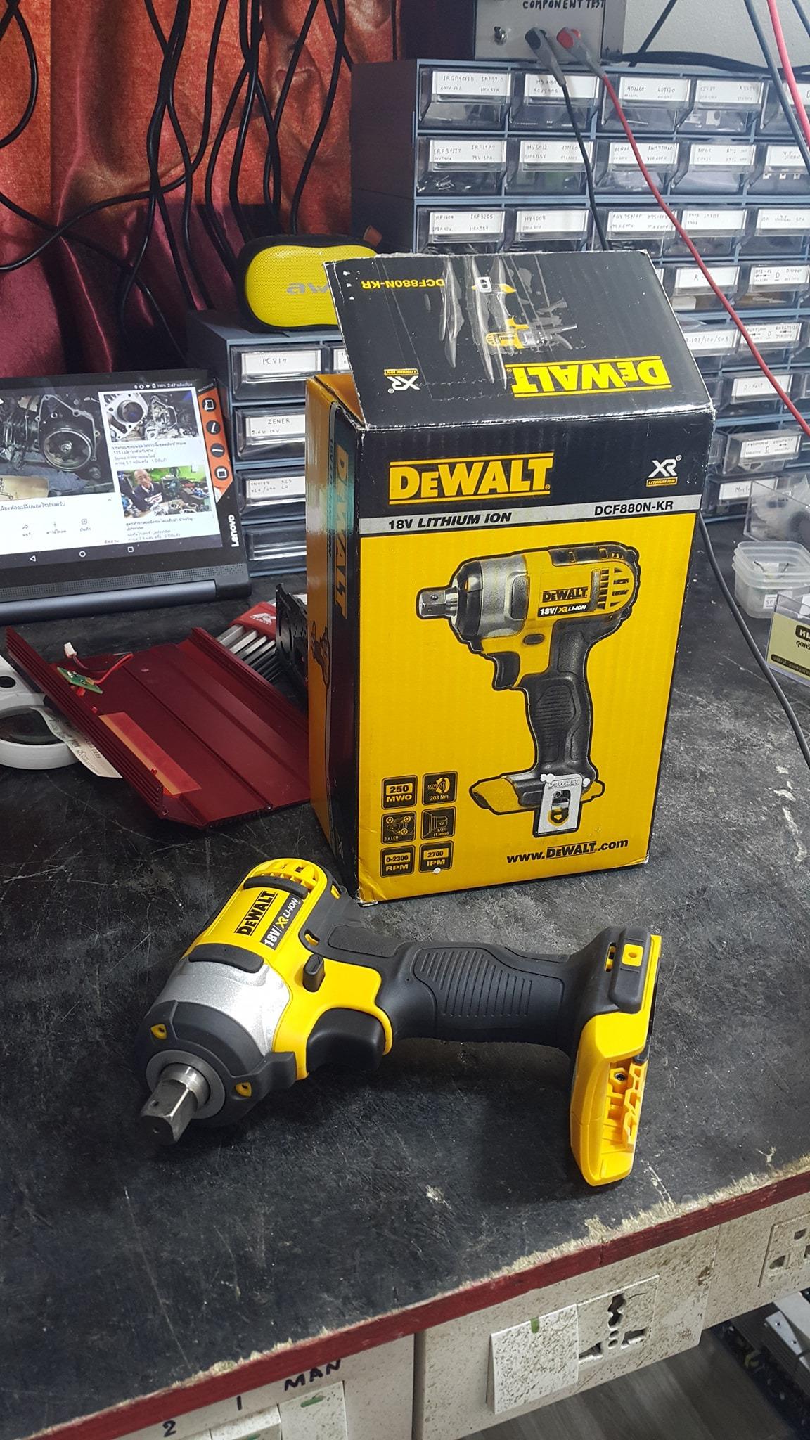 THÂN MÁY VẶN BU LÔNG ĐỘNG LỰC DÙNG PIN 18V DEWALT DCF880N- HÀNG CHÍNH HÃNG