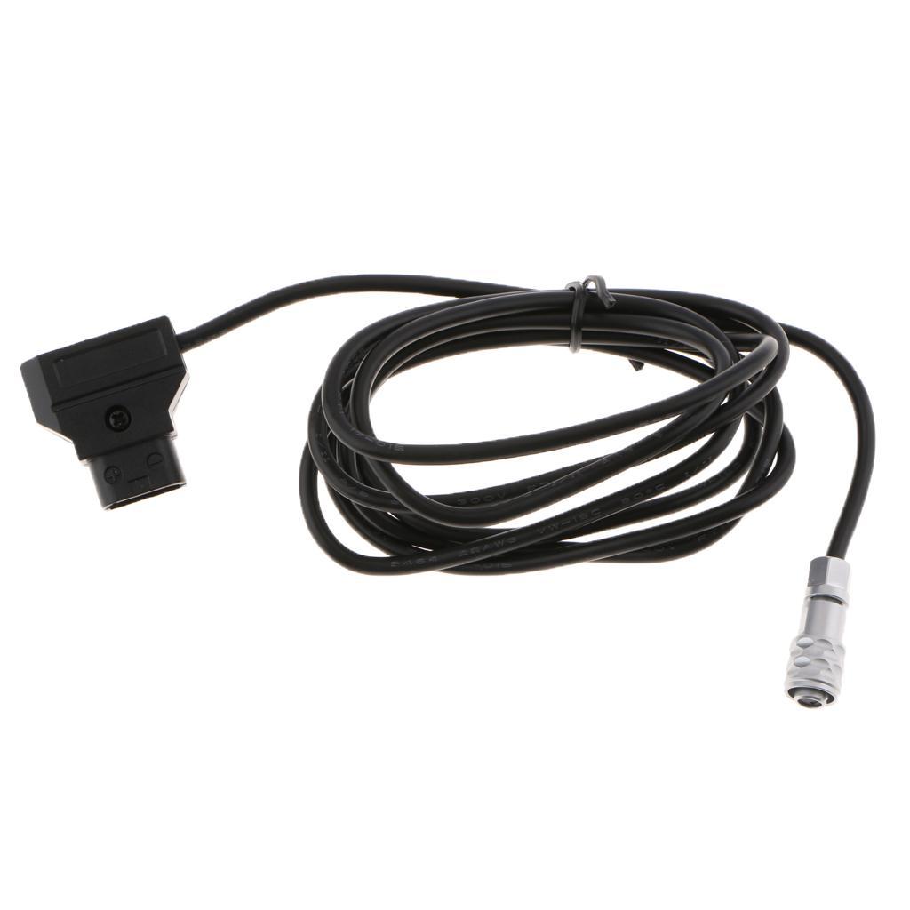 2pcs D-tap Power Cable Cord w/ Reverse Polarity Protection for BMPCC 4k 1.5m
