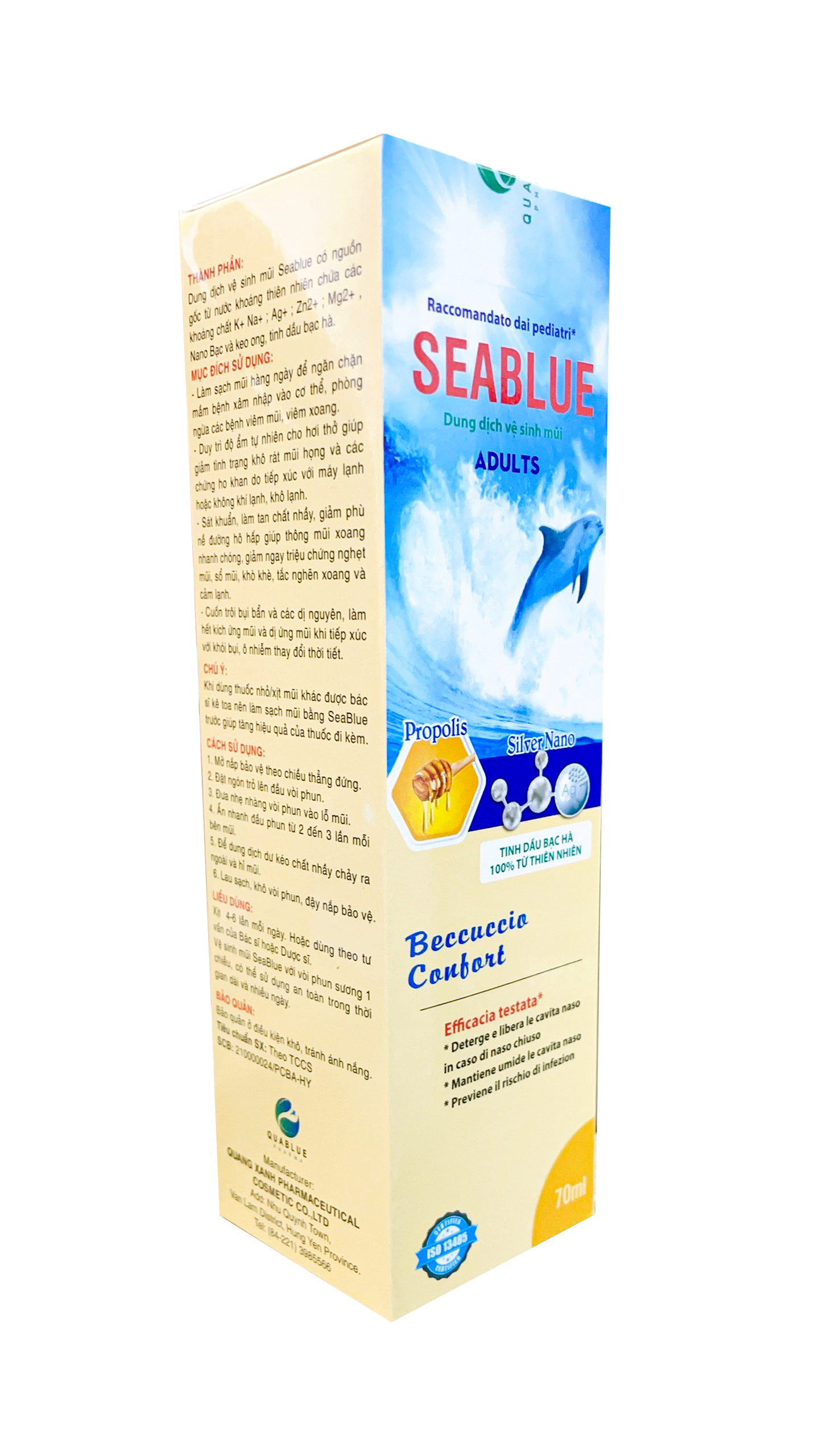 Xịt Vệ Sinh Mũi Dành Cho Người Lớn Seablue Adults - Chai/70ml