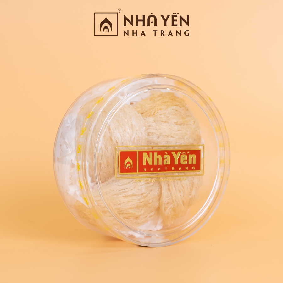 Tổ Yến Trắng Sơ Chế - Nhà Yến Nha Trang - Loại Chất Lượng 5.0 - Hộp 50 Gram - Tổ Yến Sơ Chế - Hàng Chính Hãng
