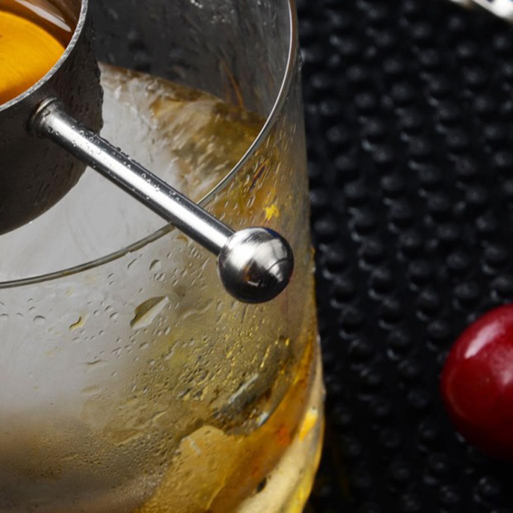 2pcs Round  Measuring Cup Wine 30ml Cocktail Bar Bartender Jigger