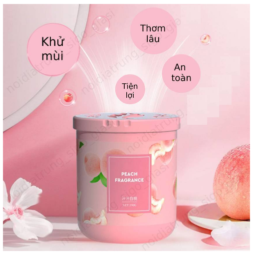 Sáp thơm phòng 260g chiết xuất thiên nhiên dạng gel, sáp khử mùi phòng ngủ, nhà vệ sinh mùi hương tự nhiên Catan - Hương Biển Xanh