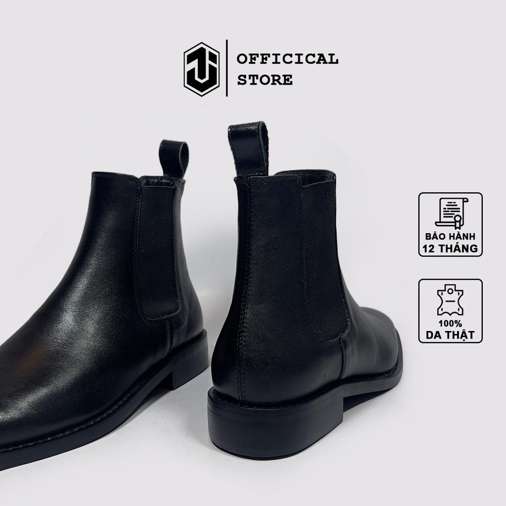 Giày Chelsea Boot Classics J1, Chelsea Boots Cao Cổ Da Bò Ý Nhập Khẩu Bảo Hành 12 Tháng