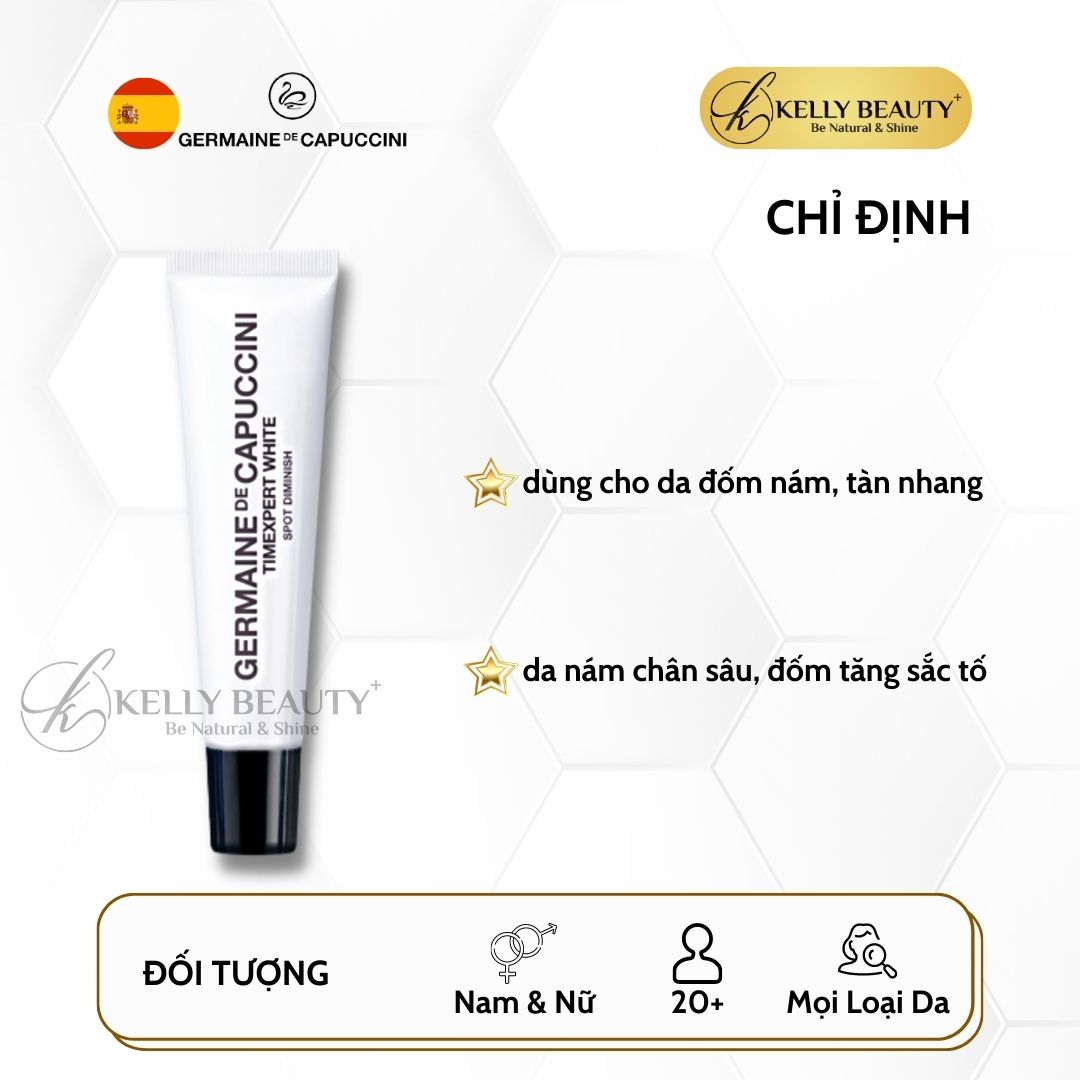 Tinh Chất Chấm Nám Geramine TIMEXPERT WHITE Spot Diminish - Phân Giải Hắc Tố, Mờ Đốm Nâu Đen | Kelly Beauty